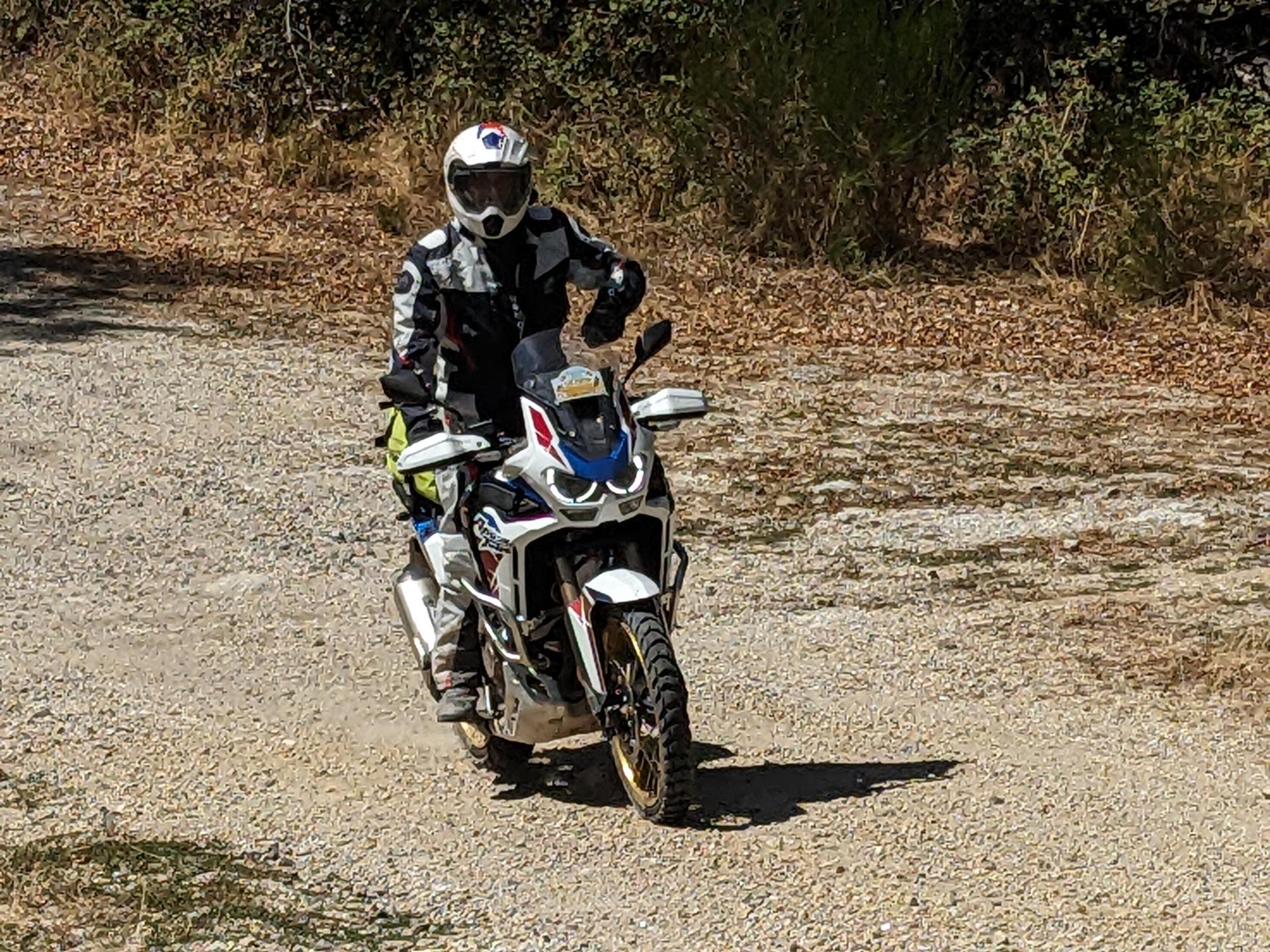 Rando en moto trail